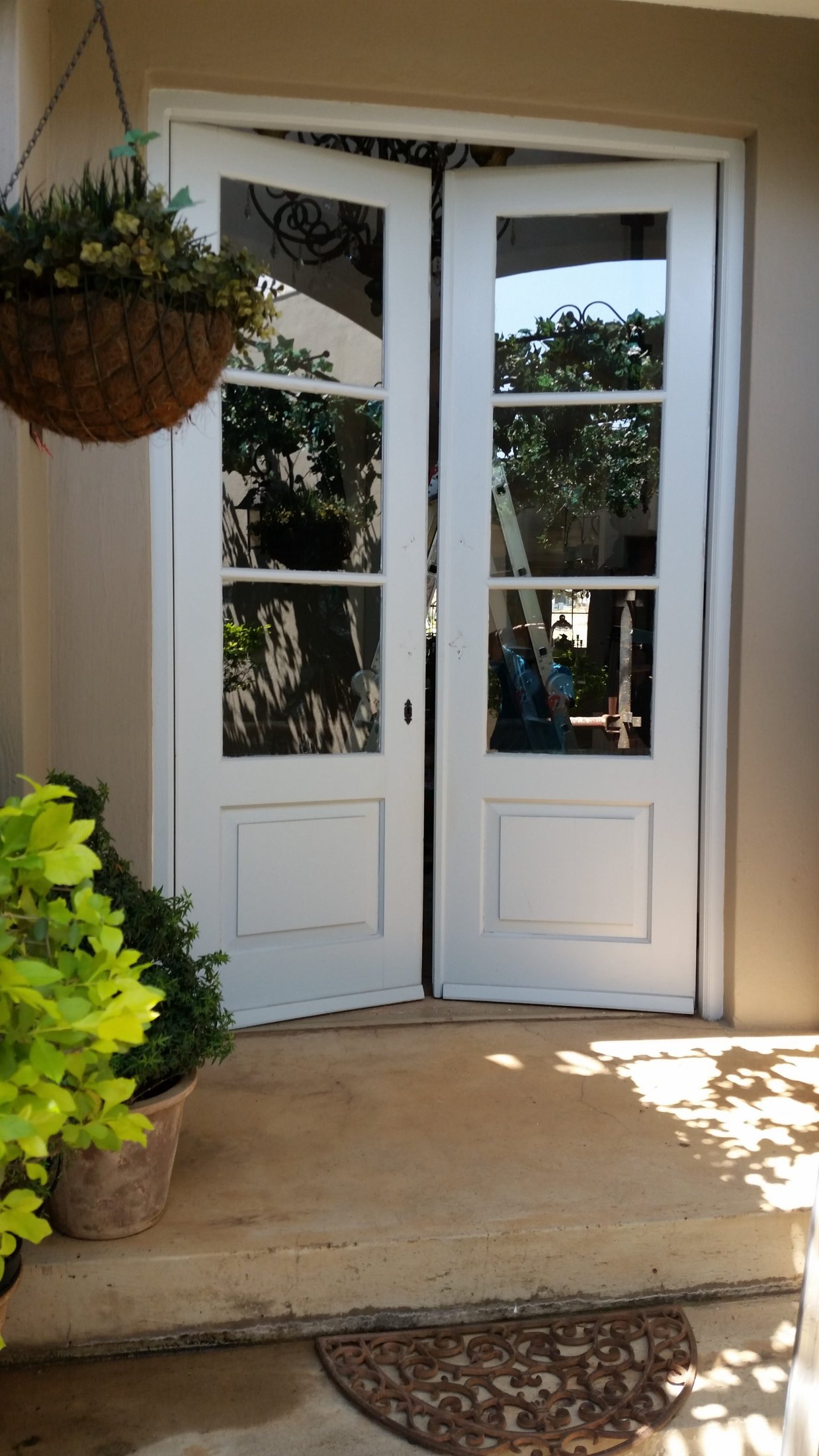 Traditional Cottage Style Hinged Door . Project WoodHill Estate.